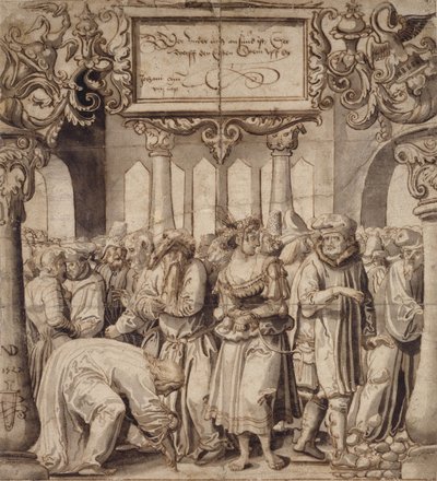 The Woman Taken in Adultery, 1527 by Niklaus Manuel
